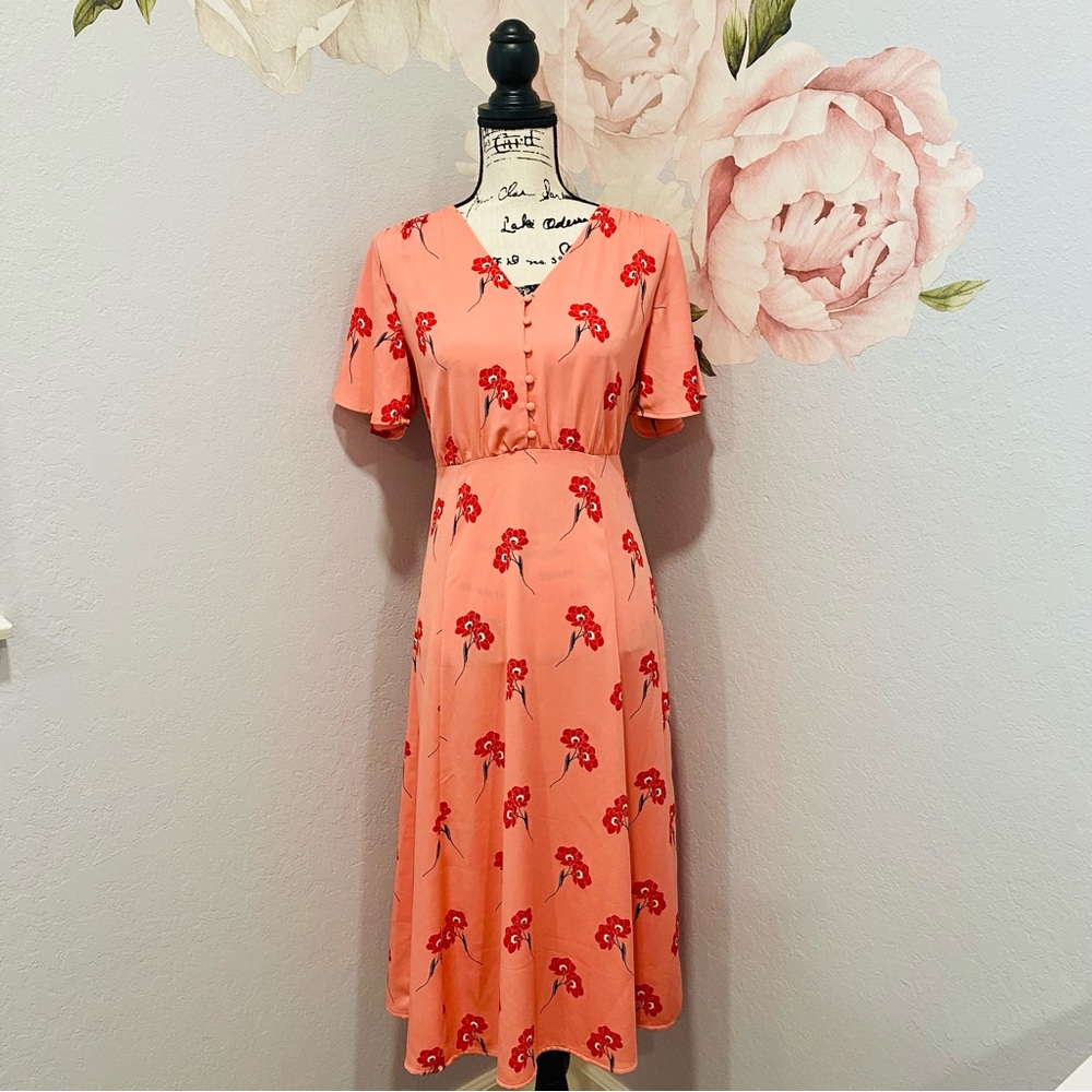 Ann Taylor Floral Long Dress
